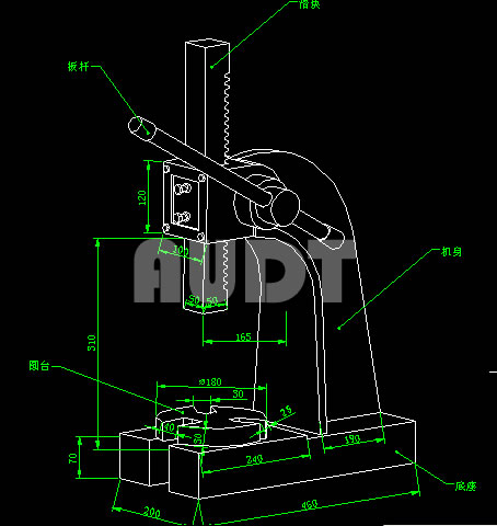 普通型JP大噸位手扳壓力機產(chǎn)品